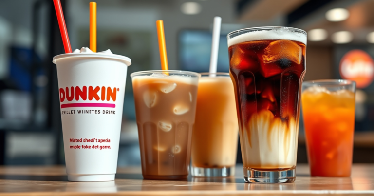 Dunkin Drinks Menu With Prices For 2026