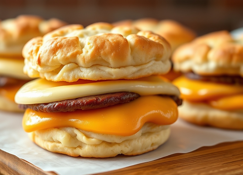 Biscuit Breakfast Sandwiches